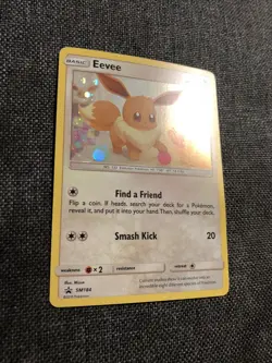 Eevee - (Cosmos Holo) Holo SM184 Sun & Moon Promo Pokemon Card TCG - Image 2