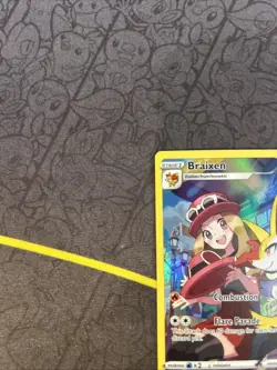Braixen TG01/TG30 Silver Tempest Trainer Gallery Holo Ultra Rare Pokemon Card NM - Image 2