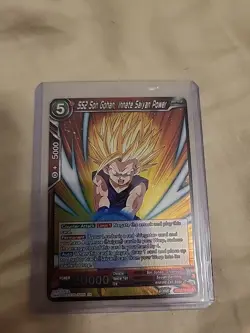 SS2 SON GOHAN , INNATE SAIYAN POWER BT27-014 R DRAGON BALL Z SUPER CARD GAME. - Image 1