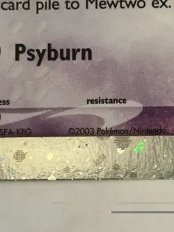 Mewtwo EX 101/109 EX Ruby & Sapphire Lightly Played Pokemon Card - Image 5