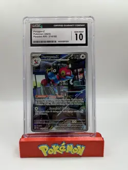 Porygon-Z 214/182 SV04 Paradox Rift Holo Illustration Rare EN CGC 10 2023 - Image 1
