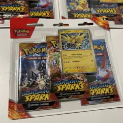 Pokemon Surging Sparks Zapdos SV08 3-Pack Blister Set of 5! Lot Brand New Sealed - Image 2