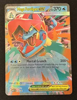 Mega Feraligatr 036 Black Star Promo Pokemon Card Ascended Heroes NM Near Mint # - Image 1
