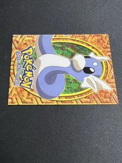 1999 Dratini Topps Pokemon Movie Edition Blue Logo E10 of 12 Non Holo. - Image 3