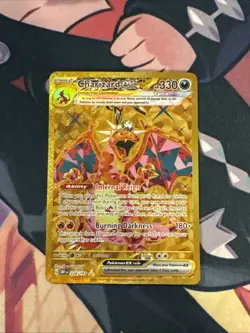 Pokemon Charizard EX Hyper Gold Rare 228/197 Obsidian Flames NM- - Image 1