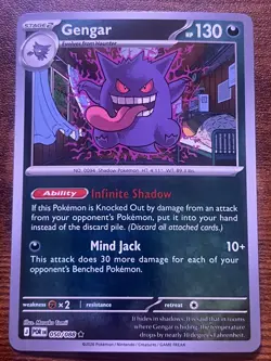 Gengar 050/088 Rare Perfect Order Pokemon Reverse Holo Near Mint - Image 1