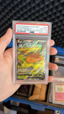2022 Pokemon SWSH Black Star Promos Charizard V #SWSH260 PSA 10 GEM MINT - Image 1