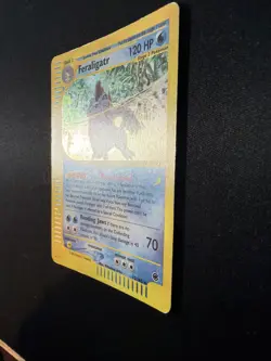 Pokemon Feraligatr 12/147 Aquapolis Holo E-Reader Rare 2002 HP - Image 5