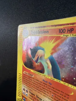 Pokemon TCG Expedition Base Set 28/165 Typhlosion Holo Rare - Image 4
