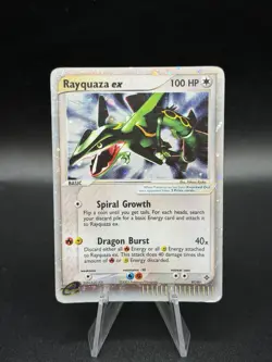 Pokemon TCG Rayquaza EX 97/97 Dragon HP/DMG FG3 - Image 1