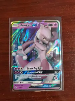 Pokemon TCG Mewtwo GX Hidden Fates 31/68 Holo Ultra Rare - Image 1