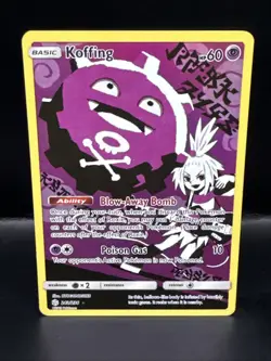 Pokemon TCG Koffing Holo Secret Rare Card Cosmic Eclipse 243/236 B - Image 1