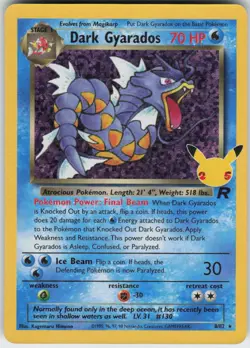 Dark Gyarados 82/82 Classic Collection Celebrations: Classic Collection NM - Image 1