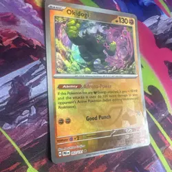 Pokemon Okidogi #057/131 English PRE Prismatic Evolutions Master Ball Holo - Image 1