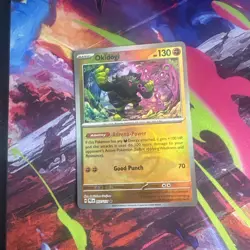 Pokemon Okidogi #057/131 English PRE Prismatic Evolutions Master Ball Holo - Image 2