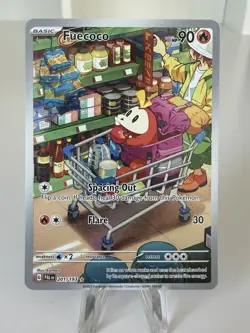 Pokemon TCG Fuecoco Paldea Evolved Holo Card Illustration Rare 201/193 - Image 1