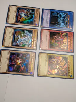 6x SET - 25TH ANNIVERSARY PROMO GOD CARD RA SLIFER OBELISK BLUE RED EYES LC01🔥 - Image 5