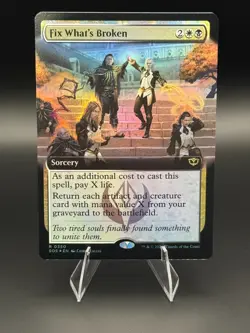 MTG Fix What's Broken (Extended Art) 350 Secrets of Strixhaven NM Foil - Image 1