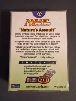Magic The Gathering Portal Second Age Natures Assault Precon Deck Sealed - Image 2