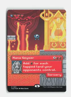 Mana Geyser (Rainbow Foil) 1821 Foil Secret Lair Drop Series MTG NM - Image 1