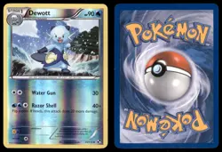 Dewott 29/114 Uncommon Black & White Pokemon TCG Reverse Holo LP - Image 3