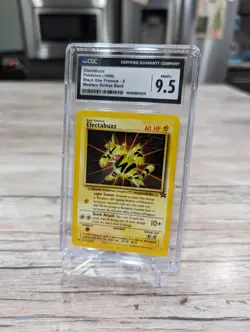 CGC 9.5 MINT+ Electabuzz # 2 WOTC Black Star PROMO Pokemon Card - Image 2