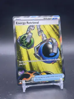 Pokemon Card - Energy Retrieval - Full Art Ultra Rare (108/086) Chaos Rising NM - Image 1