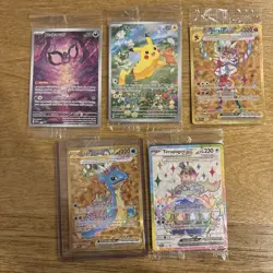 Pokemon 5 Sealed Promo Lot Pikachu - Image 1