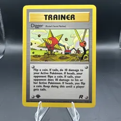 Pokemon 1st Edition Team Rocket (2000) - Digger 75/82 - Uncommon - NM - Image 1