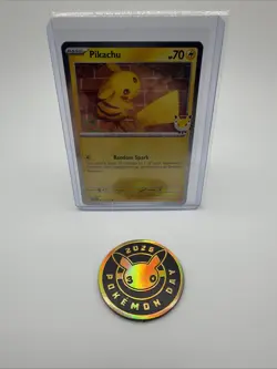 Pikachu (Pokemon Day 2026) 051/162 With Pokemon Day Coin - Image 1