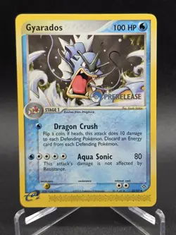 Pokemon TCG Gyarados 32/97 Non Holo Pre-Release STAMPED EX Dragon NM-Mint - Image 1