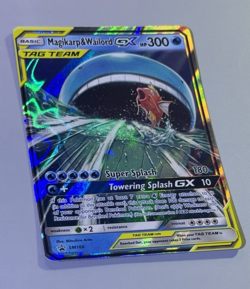🎣 Magikarp and Wailord GX Promo Card Full Art SM 166 Very Light Play Condition - Image 2