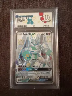Pokemon TCG: Zygarde GX SV65/SV94 Hidden Fates: Shiny Vault Full Art ACE 10 - Image 1