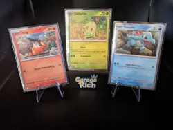Tepig Totodile Chikorita Starters Pin Collection Cosmos Promos - Pokemon TCG ASC - Image 1