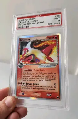Latias ex 95/101 - EX Dragon Frontiers *PSA 9 - MINT* Holo Rare Pokemon Card - Image 3