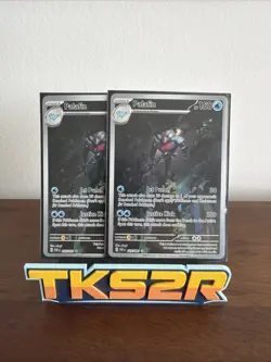 LOT OF 2 Pokemon TCG Palafin 225/91 Paldean Fates Illustration Rare - Image 1