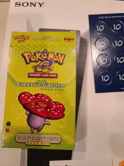 Open box Pokemon TCG Expedition Base Set Electric Garden Theme Deck - Image 1