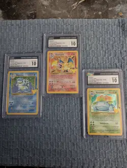 CGC Gem Mint 10 Pokemon Celebrations Holo Charizard Blastoise Venusaur - Image 1
