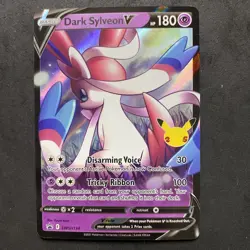 Pokemon TCG Dark Sylveon V SWSH134 Full Art Black Star Promo Rare Holo (READ) - Image 1