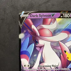 Pokemon TCG Dark Sylveon V SWSH134 Full Art Black Star Promo Rare Holo (READ) - Image 3