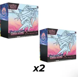 PRESALE 2x Pokemon TCG Chaos Rising Pokemon Center Elite Trainer Box ETB - Image 1