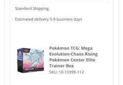 PRESALE 2x Pokemon TCG Chaos Rising Pokemon Center Elite Trainer Box ETB - Image 2