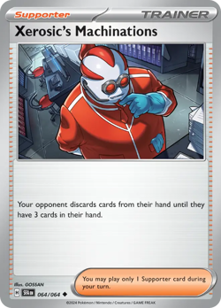 4x Xerosic's Machinations 064/064 Shrouded Fable NM/M Pokemon Playset x4 - Image 1