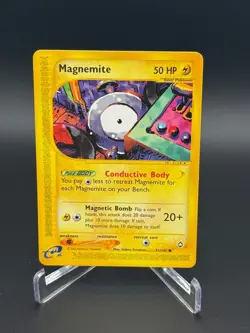 Magnemite LP 91/147 - Aquapolis - Pokemon 2002 WOTC (B) - Image 1