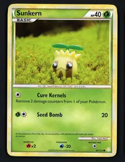 Sunkern NM 85/123 - HeartGold & SoulSilver 🏝 Pokemon 2010 - Image 1