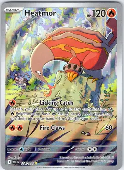 HEATMOR 104/086 WHT WHITE FLARE ENGLISH POKEMON NEAR MINT - Image 1