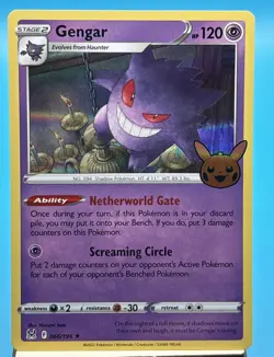Pokemon Gengar Trick or Trade BOOster 066/196 Holo Rare NM - Image 1