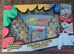Pokemon TCG Mega Evolution Ascended Heroes Mega Gardevoir Poster Box - Image 1