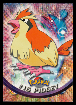 NM - Pokemon Topps Pidgey #16 TV Animation Edition Series 1 (Black Logo) - Image 1
