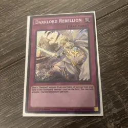 Yu-Gi-Oh! Secret Rare Darklord Rebellion DESO-EN036 1st Edition - Image 1